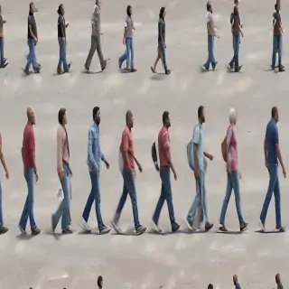 people walking png