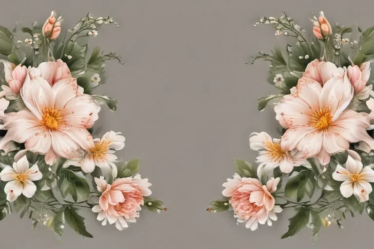 free flower border clipart