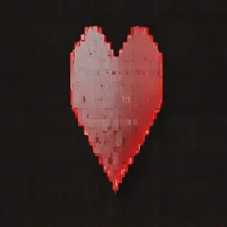 pixelated heart png
