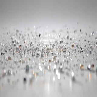 sparkles white background