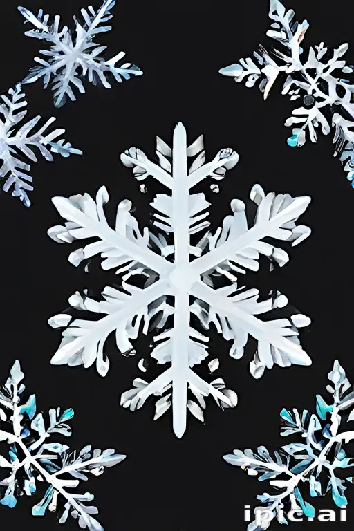 snowflake clipart with transparent background