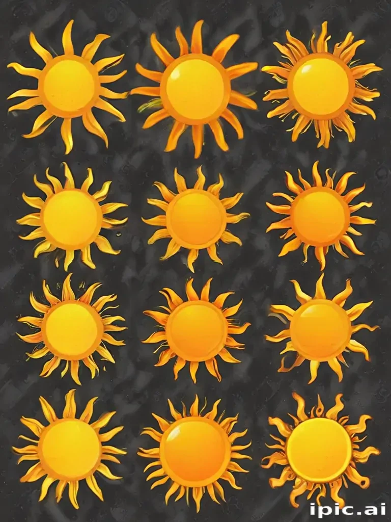 sun clipart no background