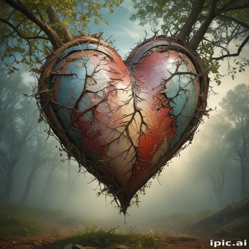 backgrounds broken heart