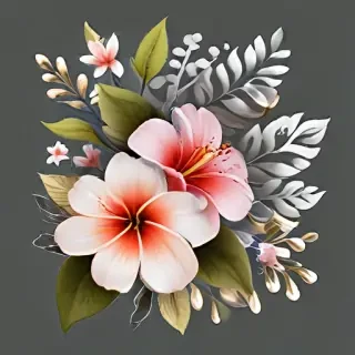 png border flower