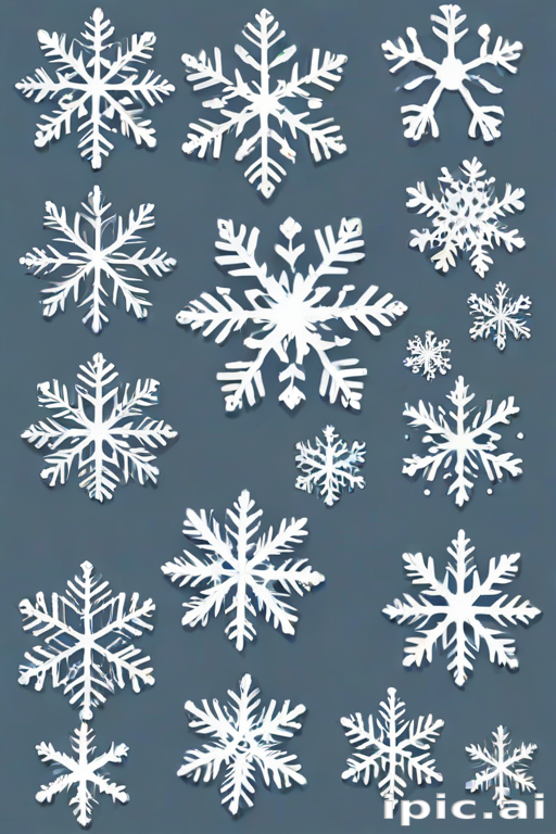 transparent background snowflake clipart