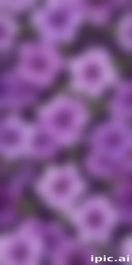 purple flowers transparent background