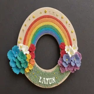 rainbow back round