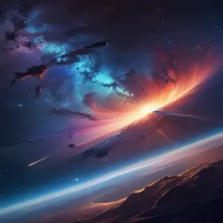 space background phone