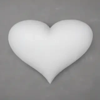 white heart