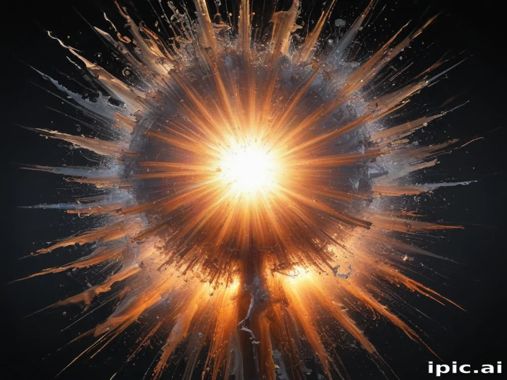 transparent explosion