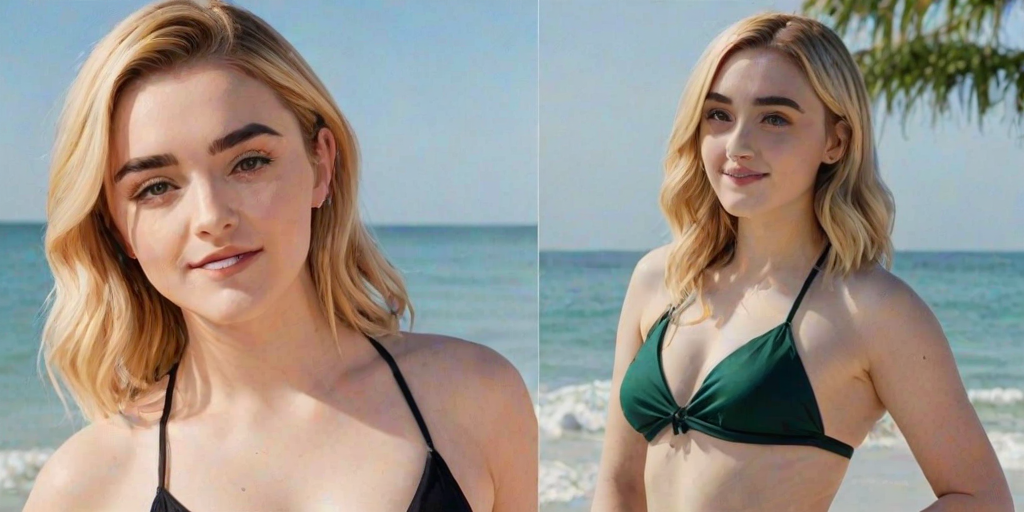 meg donnelly in a bikini