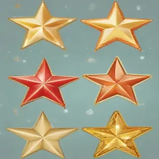 christmas stars clipart