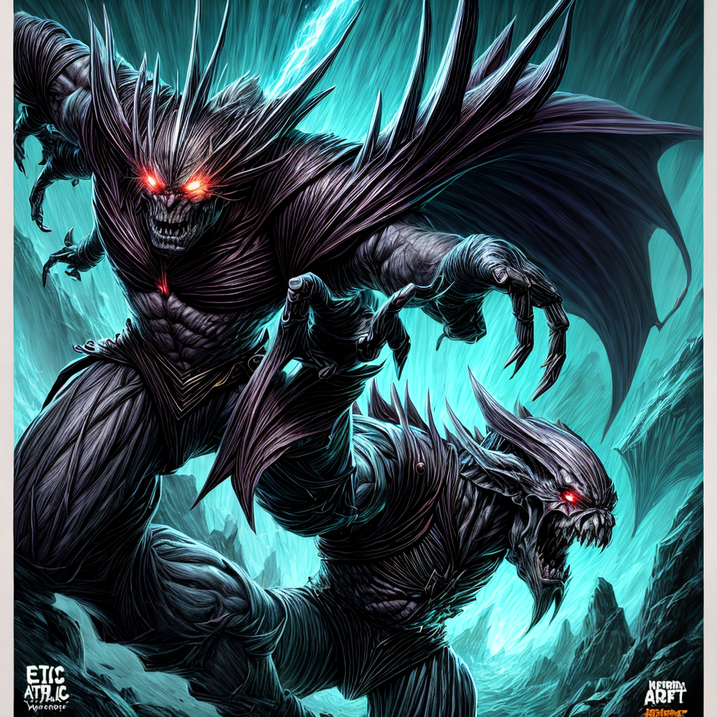 Mutant Example Fantasy epic fantasy mutant art comic poster