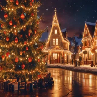 aesthetic christmas iphone wallpaper