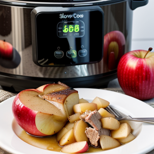 slow cooker apples and pork chops