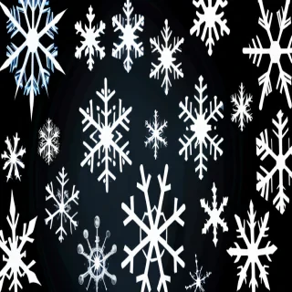 snowflakes transparent