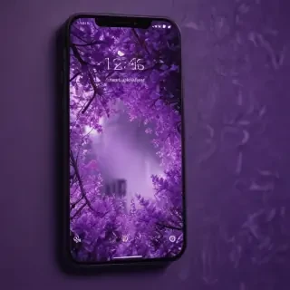 purple lockscreen