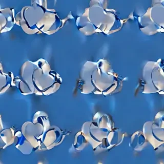 blue heart wallpaper