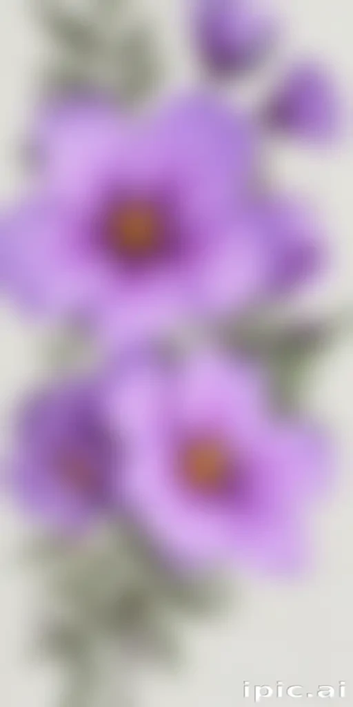 purple flowers png