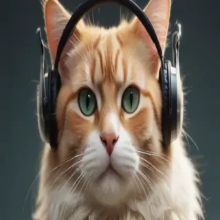 cat headphones png