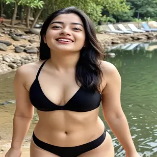 rashmika mandana bikini
