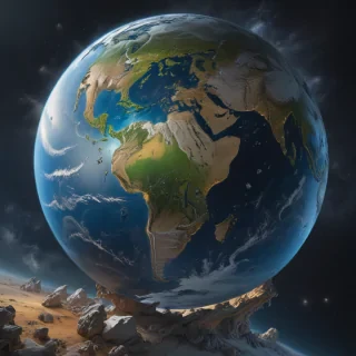 earth from space