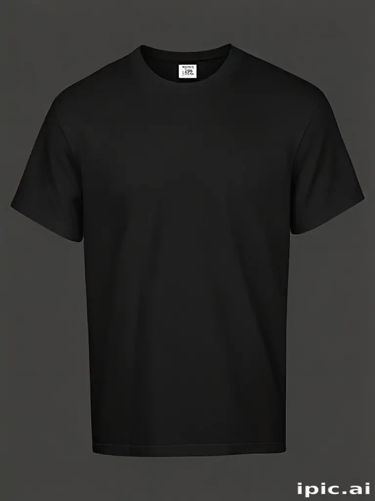 black t-shirt png