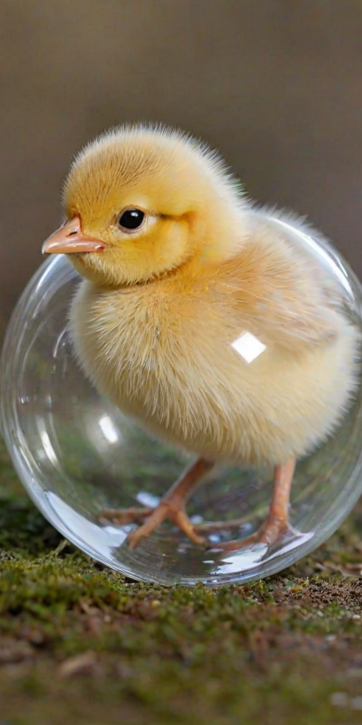 transparent chick