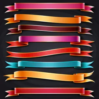 ribbon banners