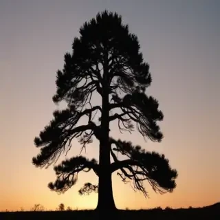 pine tree silhouette png