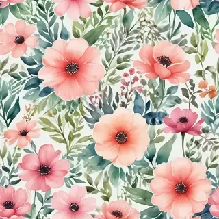 background watercolor flowers
