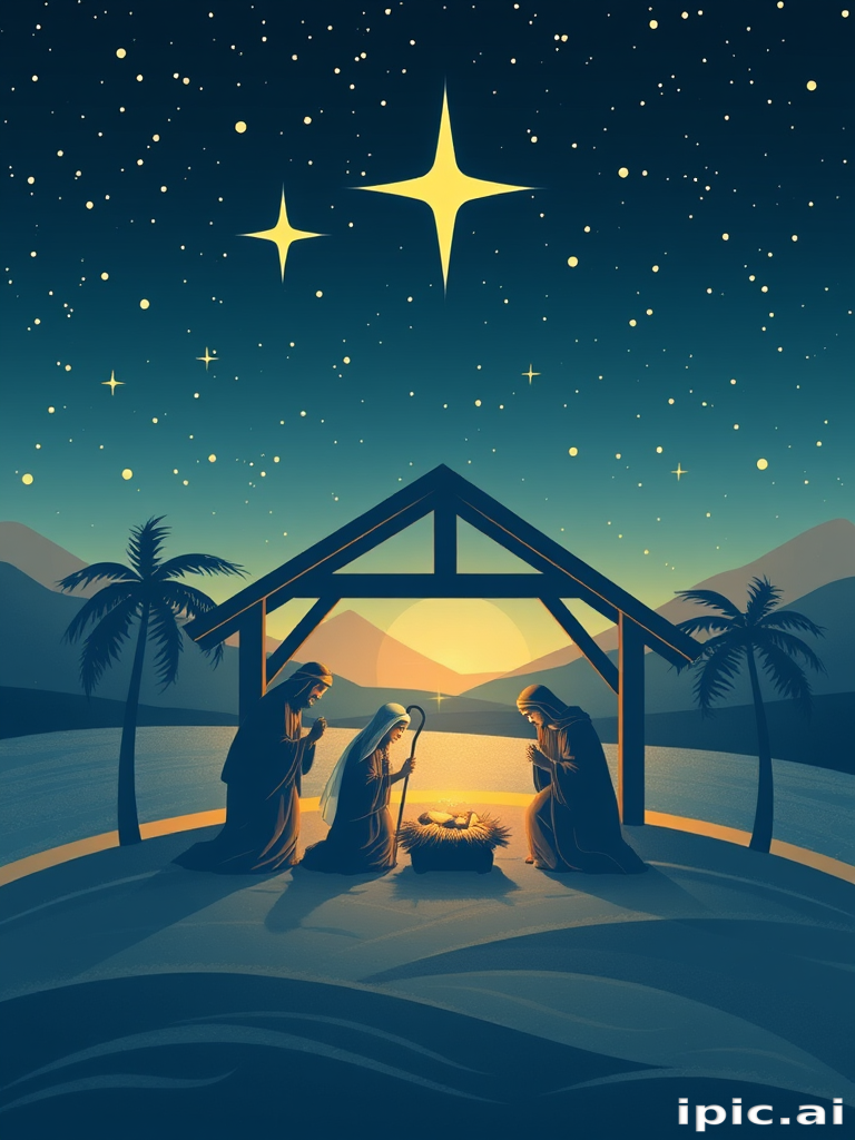 free nativity scene background images