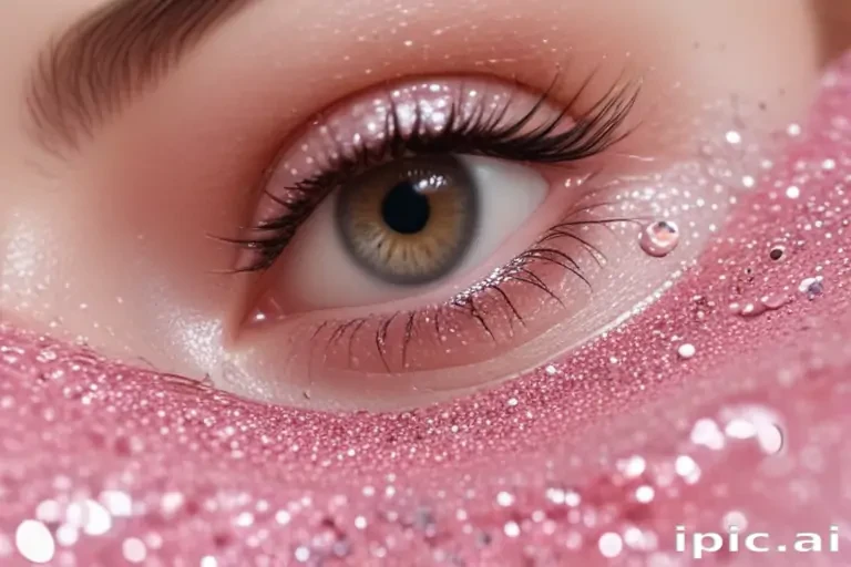 pink glitter aesthetic