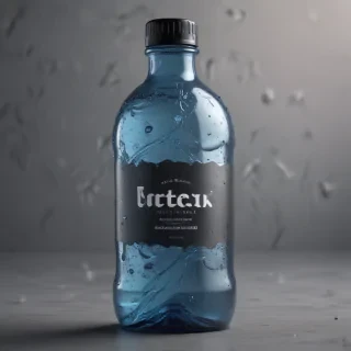 water bottle mockup