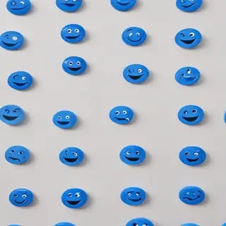 blue emoji