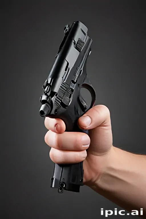 holding gun png
