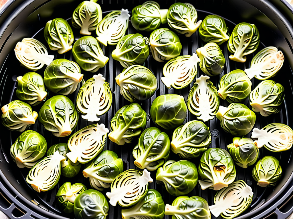 frozen brussel sprouts in air fryer