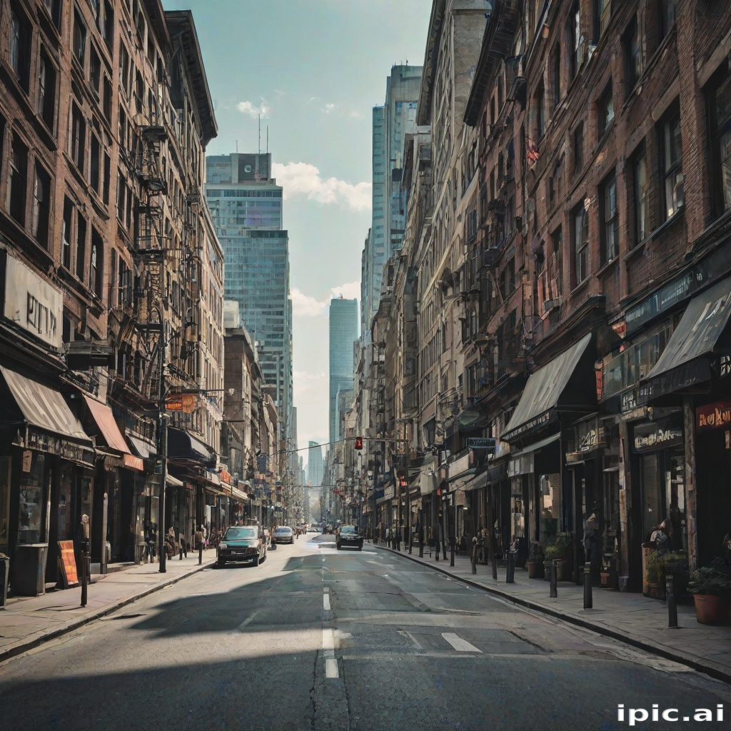 city street background