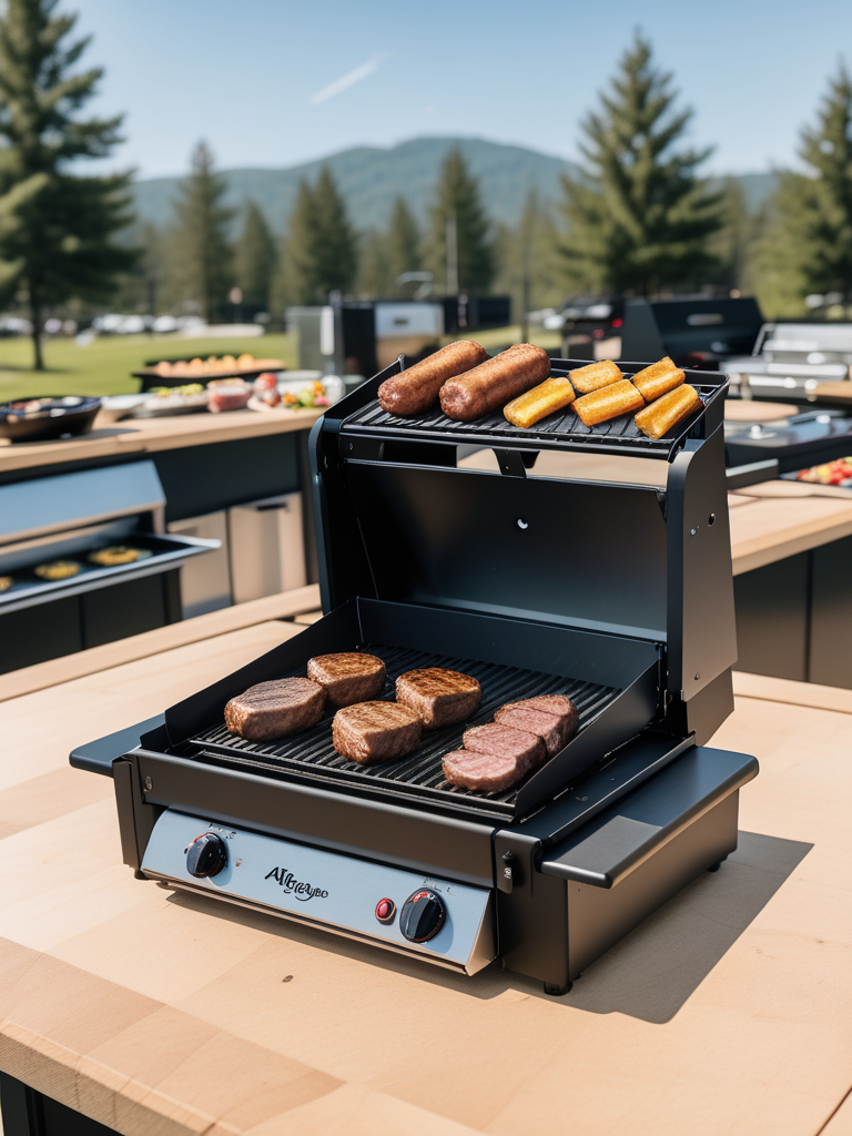 flat top grill with air fryer