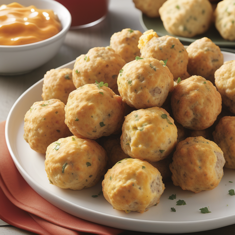 sausage balls with cheddar bay biscuit mix