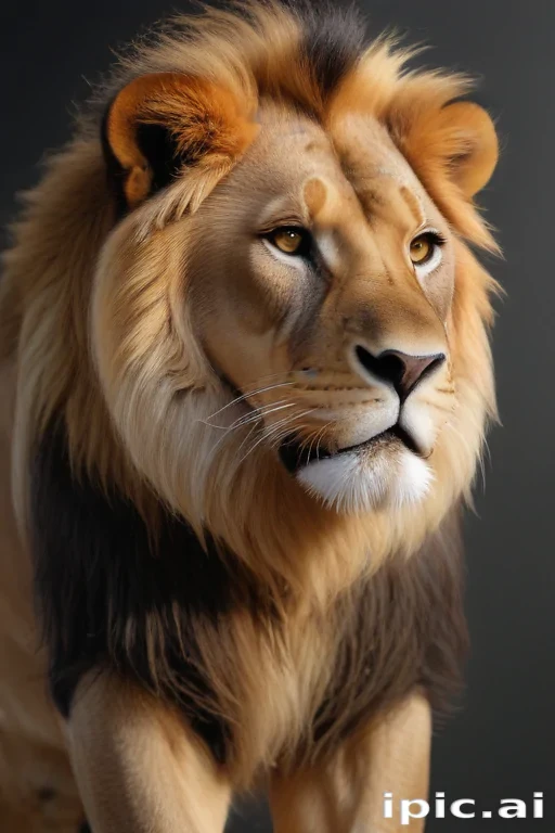 transparent lion