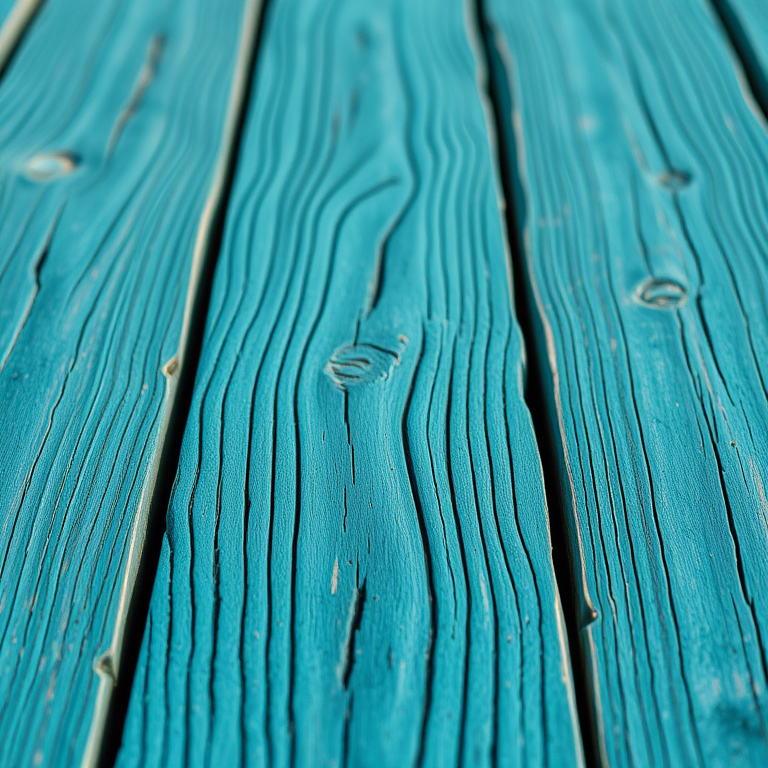 high-resolution image of weathered teal wooden planks texture, soft natural light, macro view, DSLR camera with 50mm lens, f/2.8 aperture, ISO 100, shutter speed 1/125s, focus on intricate surface details