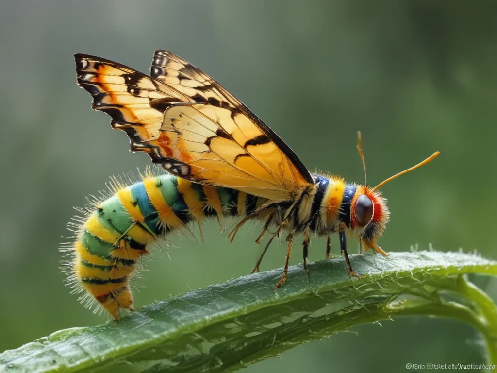 caterpillar to butterfly