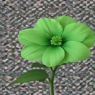 green flower png