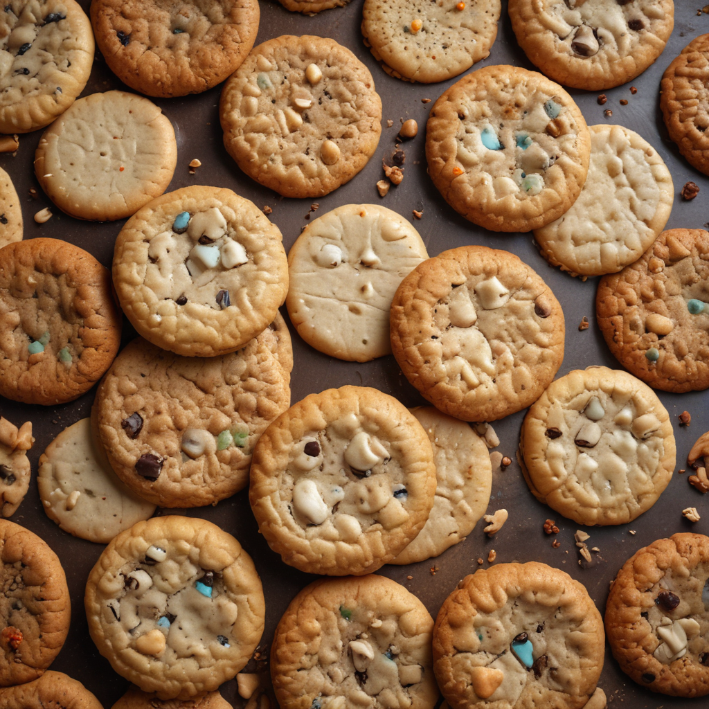 A Delicious Array of Colorful Cookies Perfect for Any Sweet Tooth.