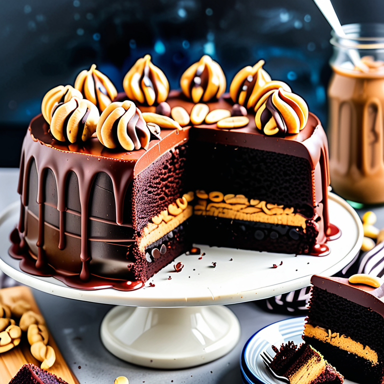 chocolate peanut butter cake near me