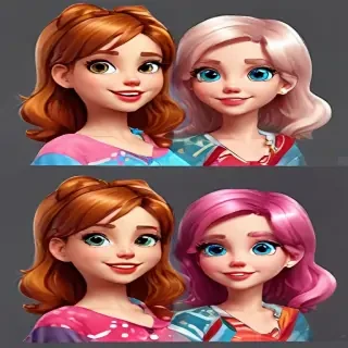 cartoon girs