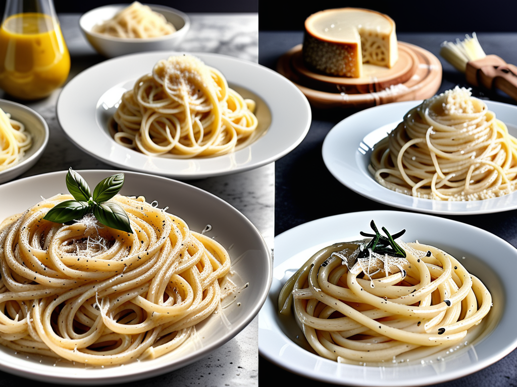 cacio e pepe vs alfredo