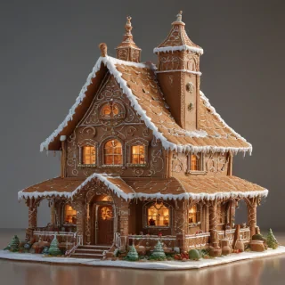 gingerbread house png