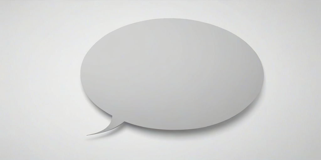 speech bubble